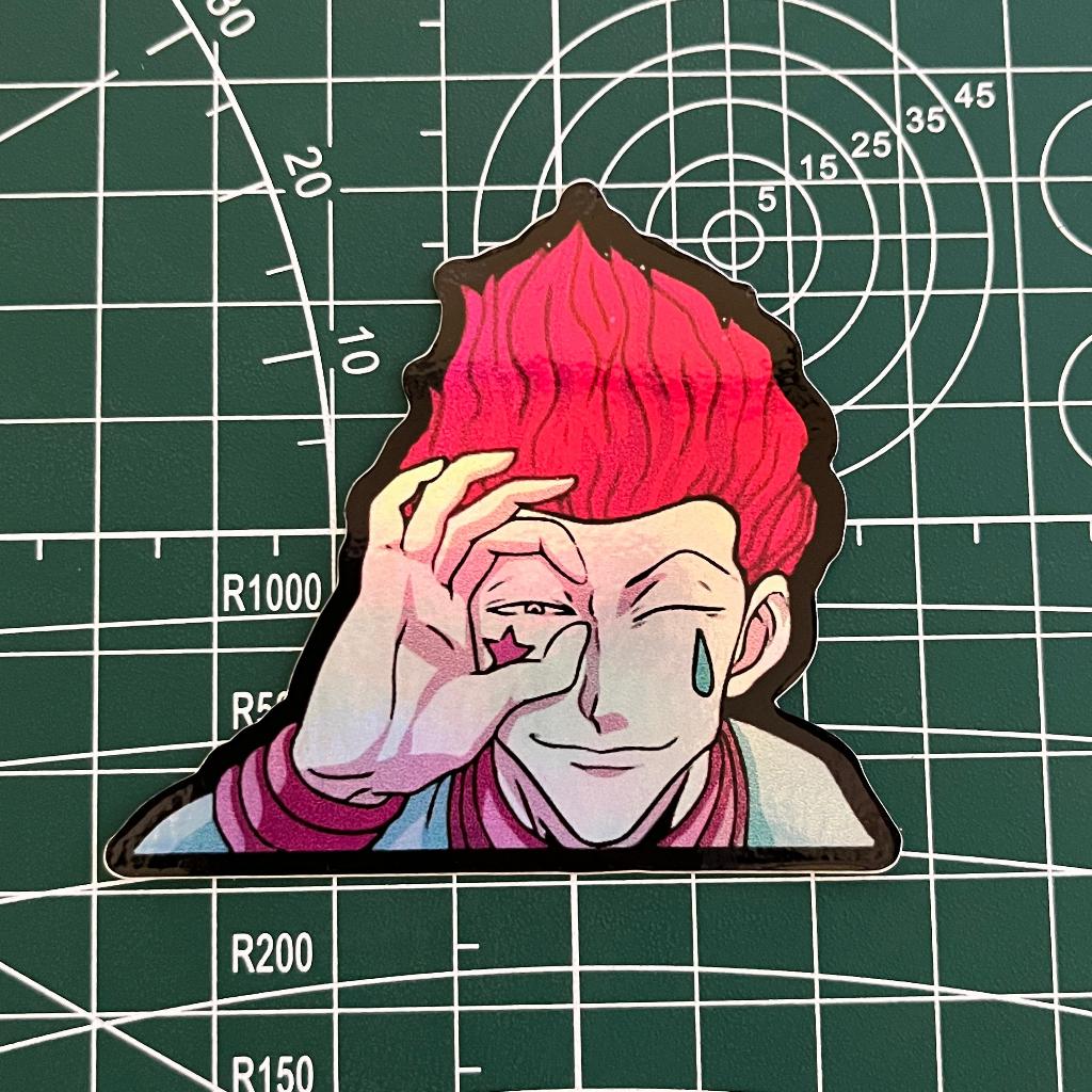 

Stiker hologram anime Hunter x Hunter Hisoka || STICKER HOLOGRAM ANIME