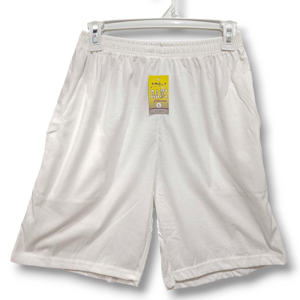 Celana Pendek Putih Pria - Al Hajj | Perlengkapan Haji Umroh, Tes TNI Polri