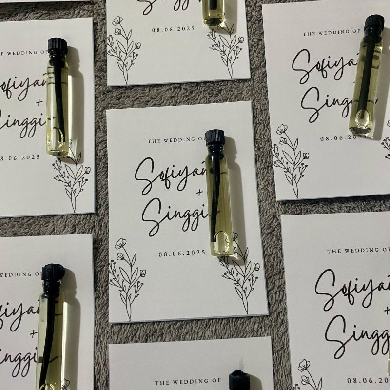 Souvenir Parfum Mini 2ml 150 Pcs | Parfum Custom | Souvenir Acara | Parfum Mini Wedding | Souvenir S