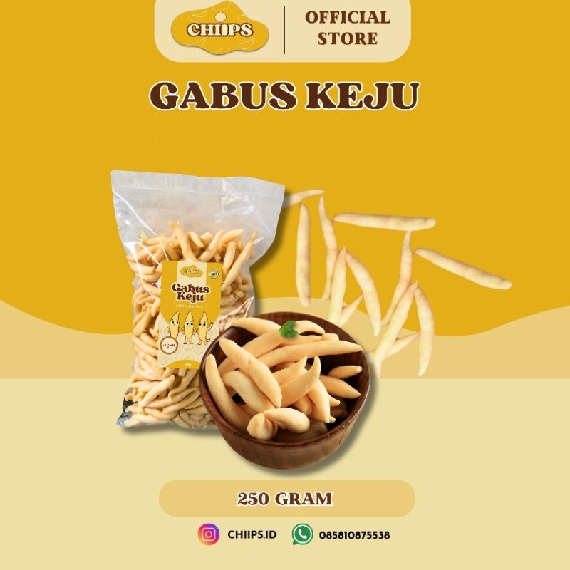 

CHIIPS | Telur Gabus Keju | 250 gr | Snack | Original | Cemilan Sehat & Bergizi