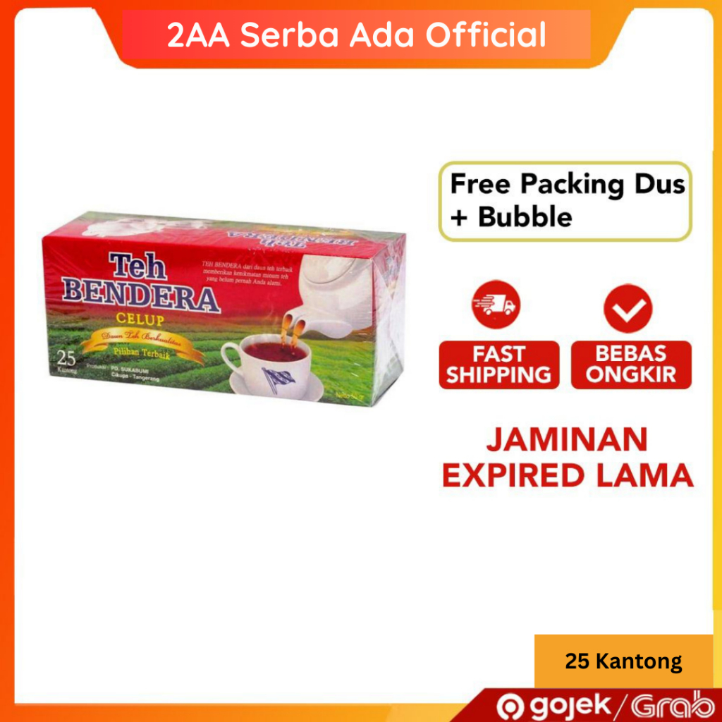 

Teh Bendera Celup Isi 25 Kantong Teh