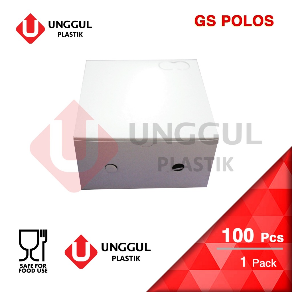 

BOX GS (GABUNG SEMUA) SNACK / MAKANAN 12 X 14 CM POLOS / IKAT