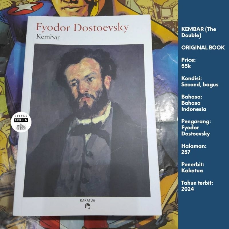 ORIGINAL Novel FYODOR DOSTOEVSKY Kembar Bahasa Indonesia Penerbit Kakatua Preloved Terjemahan Fyodor