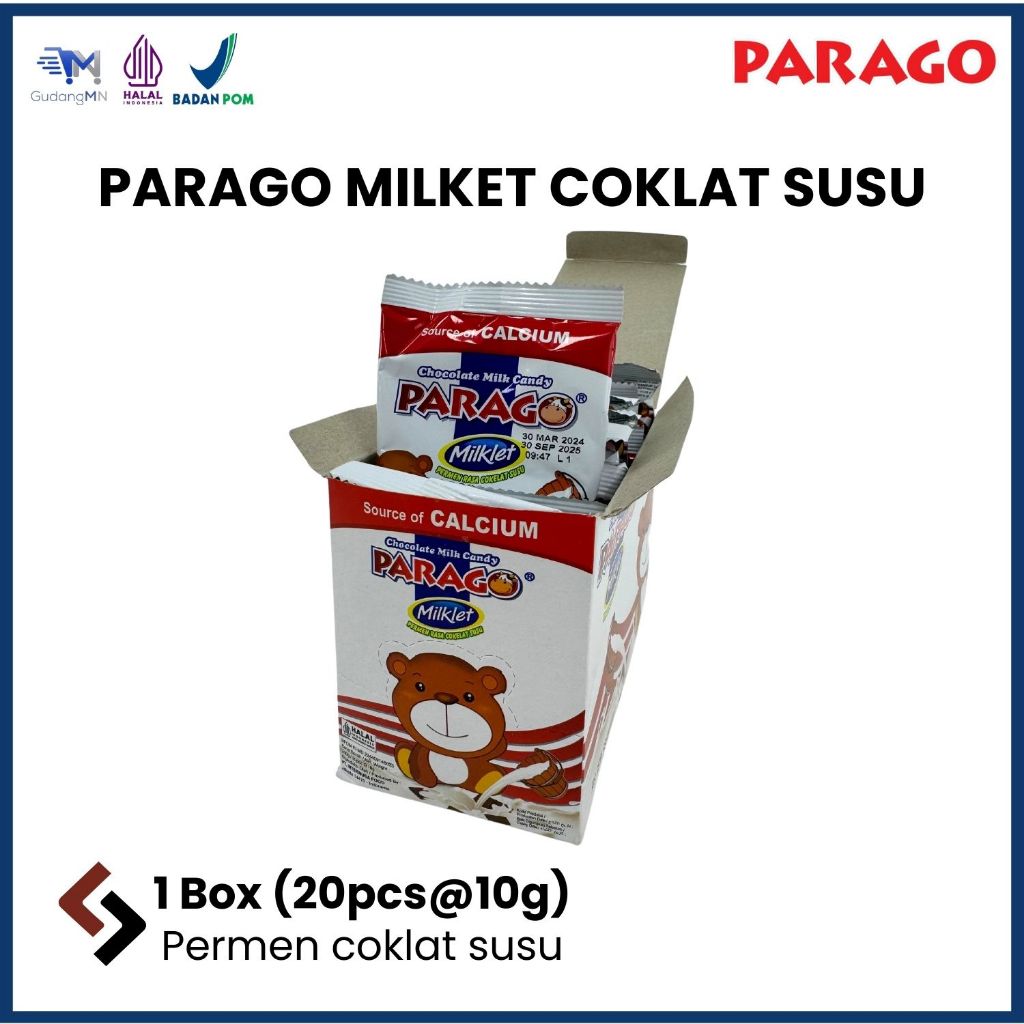 

Parago Milklet | Permen Susu Coklat