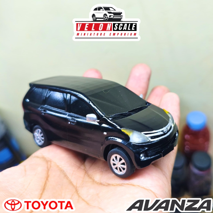 Diecast Toyota Avanza Skala 1:43 Miniatur TOYOTA AVANZA, Replika TOYOTA AVANZA Bisa Custom Plat&Cat