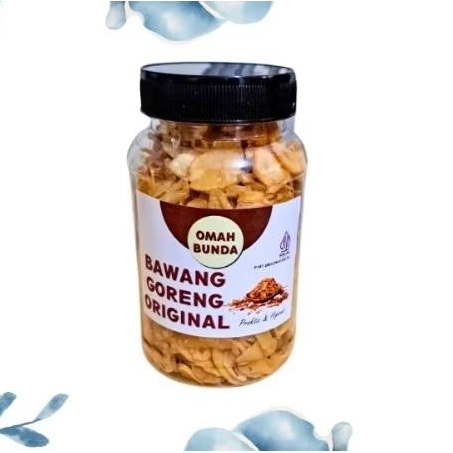 

BAWANG PUTIH GORENG PREMIUM ORIGINAL TANPA CAMPURAN,KRIUK, GURIH BERAT 300ML