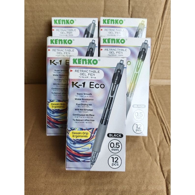 

PULPEN KENKO K1 ECO 0'5mm ORIGINAL / PULPEN GEL TEKAN