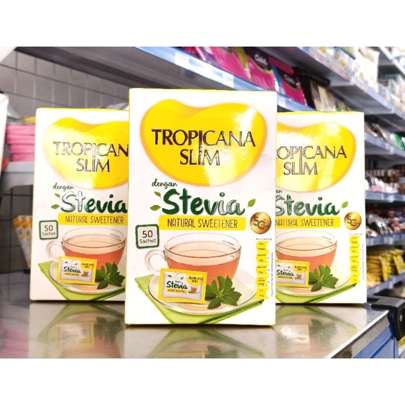 Tropicana Slim Stevia 50sachet/Tropicana Slim Stevia/Tropicana Slim