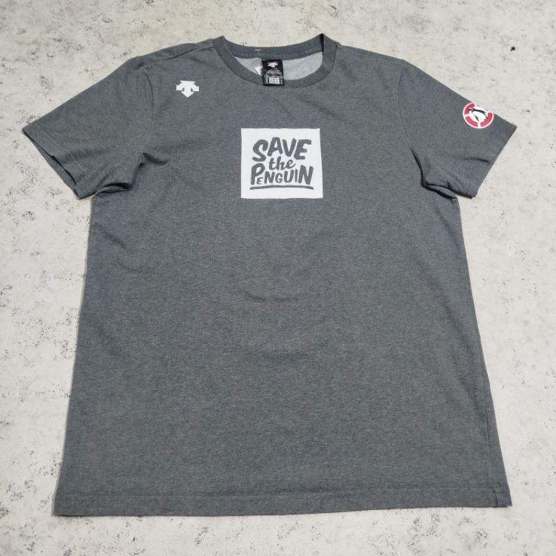 Kaos t-shirt DESCENTE abu-abu