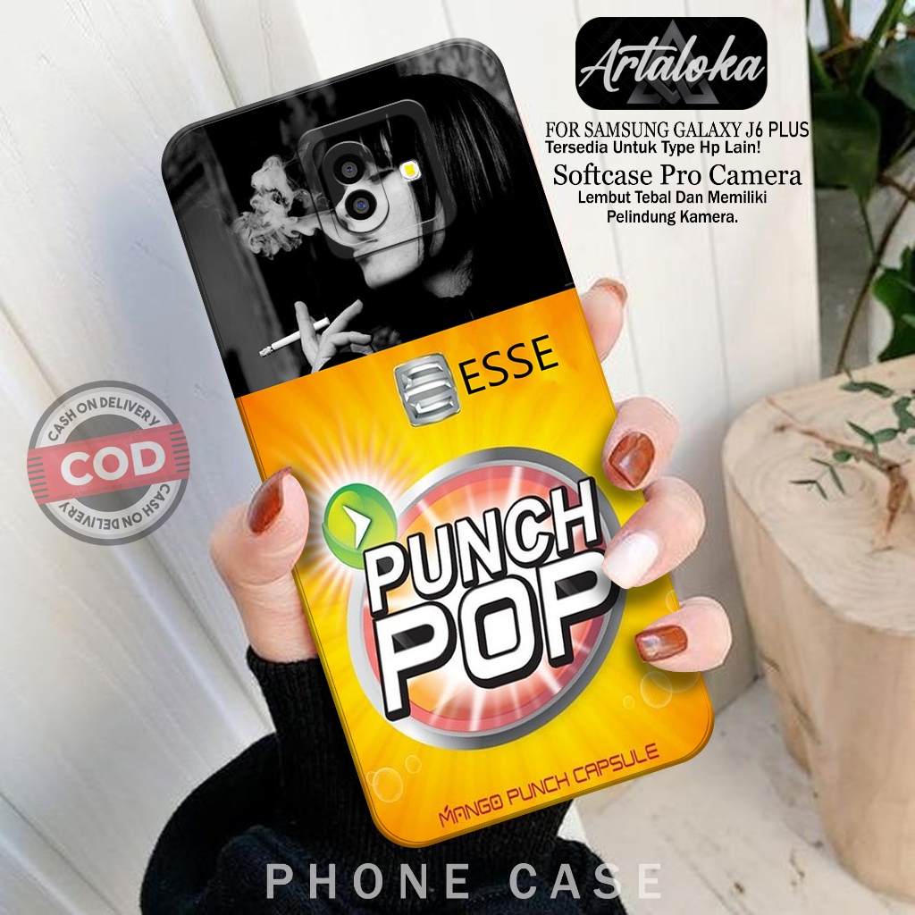 Softcase Hp Samsung Galaxy J6 Plus Fashion Case RK Case Samsung Galaxy J6 Plus Silikon TPU Pro Camer