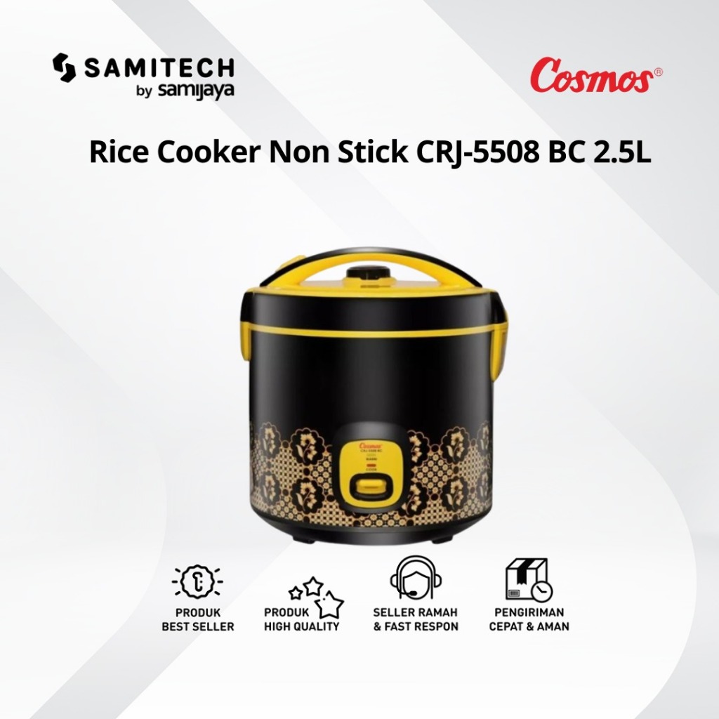 COSMOS MAGIC COM - RICE COOKER CRJ-5508BC / CRJ 5508BC / CRJ 5508 BC BATIK 2.5 LITER BERGARANSI