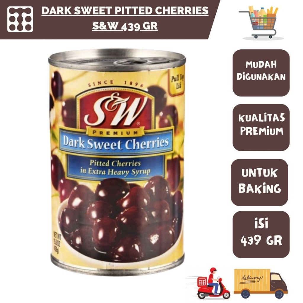 

DARK SWEET PITTED CHERRIES S&W 439 GR