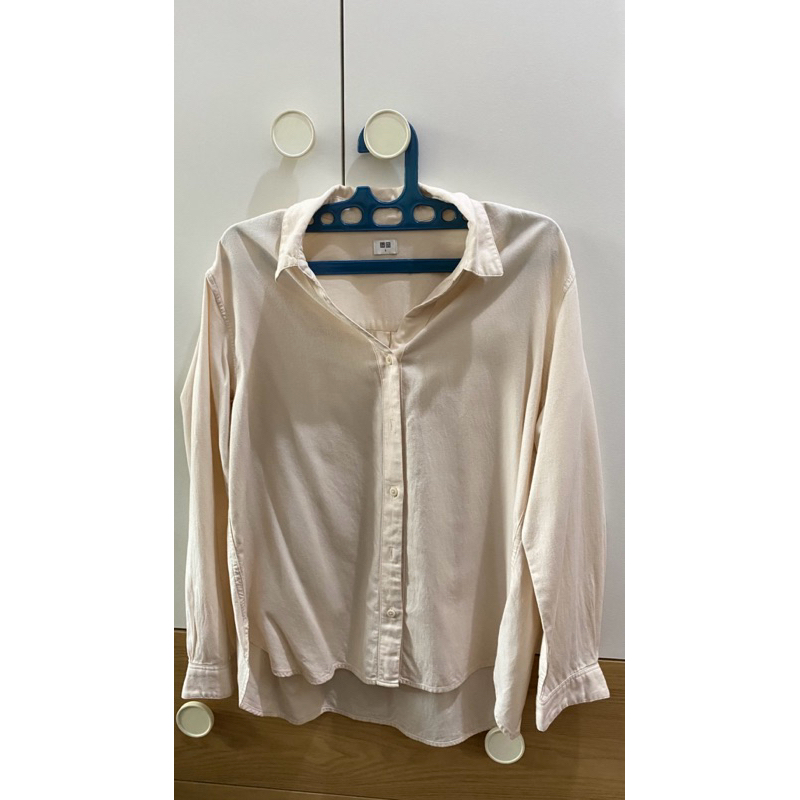 Uniqlo - Flanel cream shirt