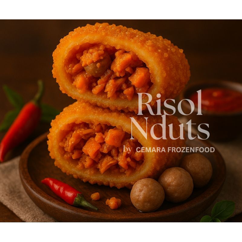 RISOL BAKSO PEDAS (Risol Nduts)