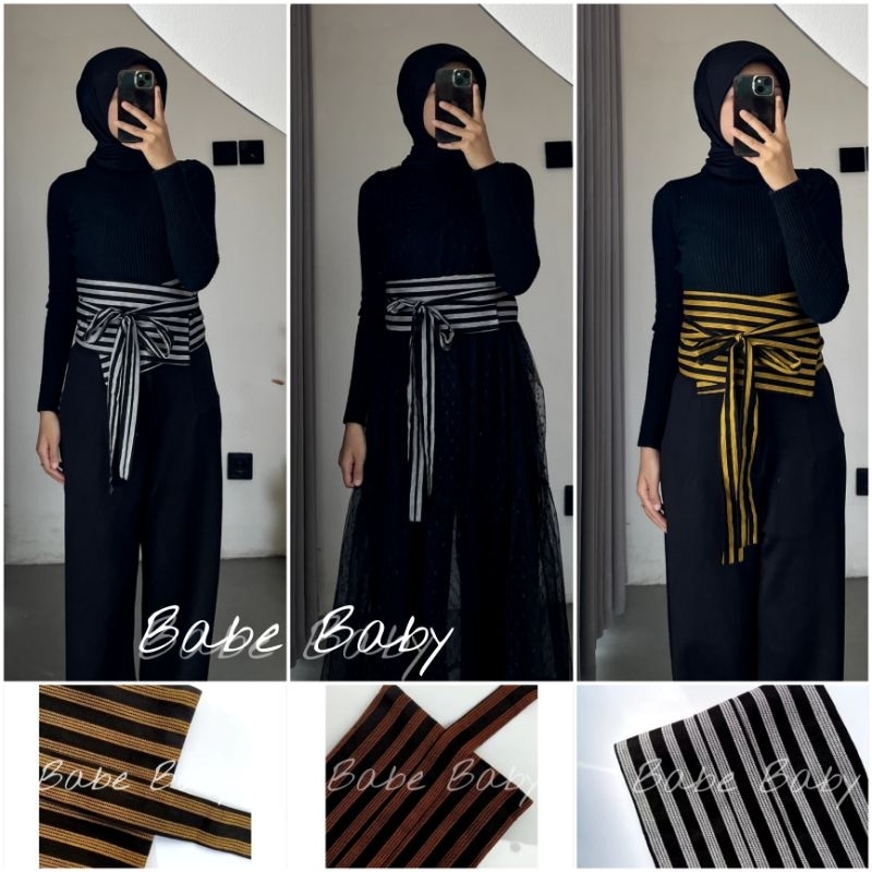 Terbaru Obi Belt Batik Tenun Lurik