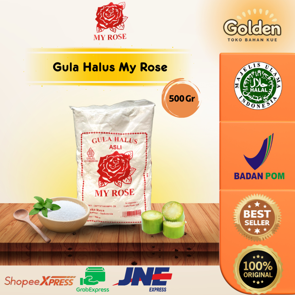 

Gula Halus My Rose 500 Gr | Gula halus murah my rose