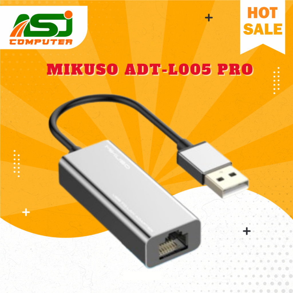 Usb to Lan Mikuso ADT-L005 Pro & ADT-L005 USB to LAN Adapter 100MBps