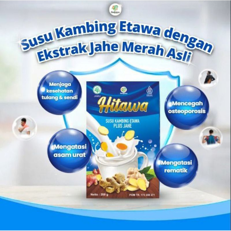 

Hitawa Susu Kambing Etawa plus Ekstrak Jahe Merah Asli - Kuatkan Sendi dan Tulang