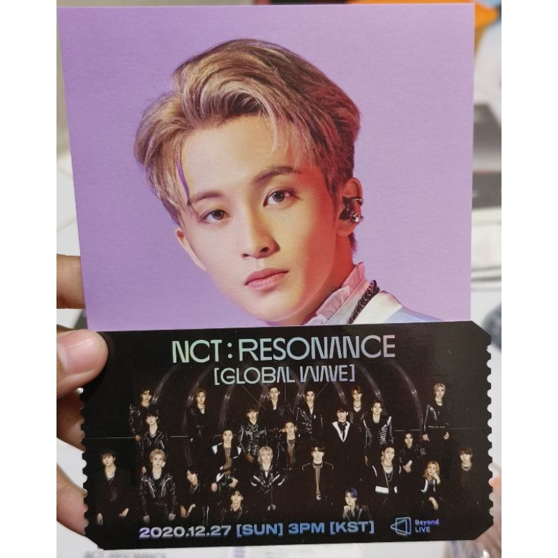 (NEW) NCT MARK RESONANCE GLOBAL WAVE Ticket Beyond Live / Merchandise NCT Korean Pop KPop SMTown Off