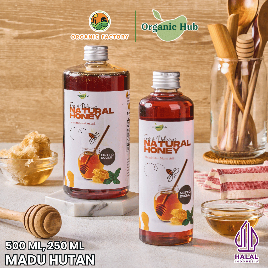 

Organic Hub Madu Hutan Murni Tanpa Campuran 100% Asli Hutan Kalimantan KLM