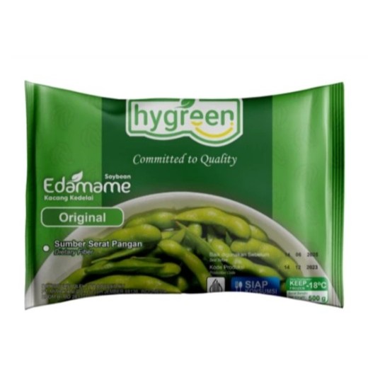 RB Hygreen Mitratani Edamame Original Frozen 500 gram - Edamame - Kacang Kedelai Jepang - Kacang