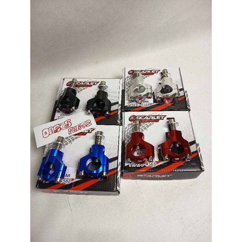 RAISER STANG FATBAR SCARLET RACING CNC KLX150 D TRACKER 150 CRF150 WR155 TRAIL SUPERMOTO