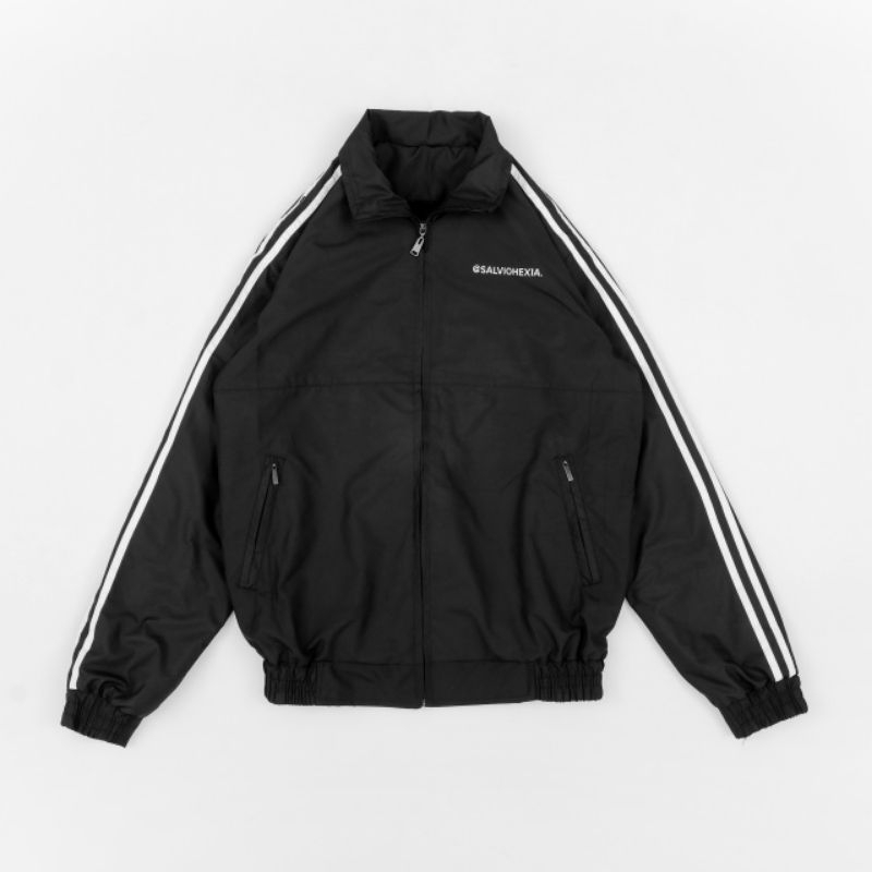 JAKET TRACKTOP JAKET PARASUT SALVIOHEXIA BLACK