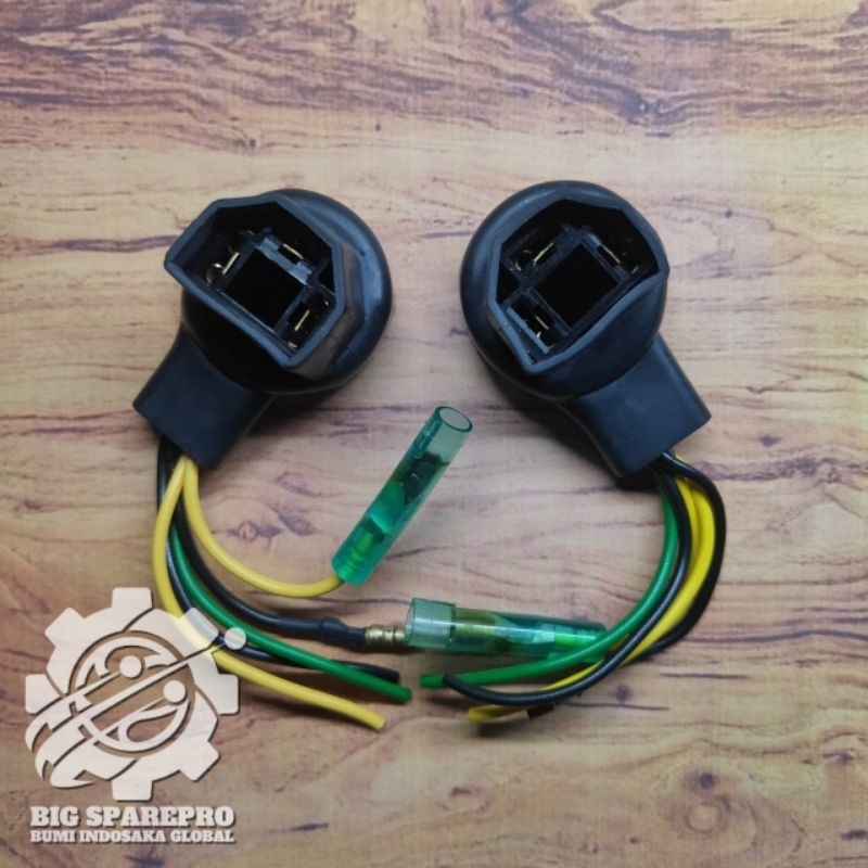 SOKET LAMPU DEPAN HEADLAMP KAWASAKI NINJA KLX & NINJA KARBU HEADLAMP H4 ORIGINAL