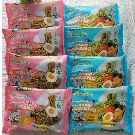 

OhanaMie Mie Instan Sehat Kids Spirulina 60gr
