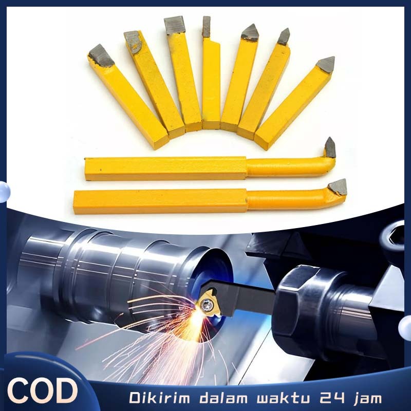 Isi 9pcs Pahat Bubut Kayu 1 Set Super Tajam Carbide Brazed Pisau Bubut Pahat Bubut Set Pahat Bubut