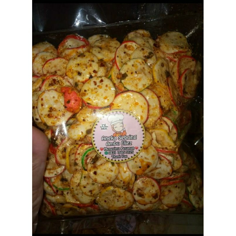 

kerupuk bawang pedas