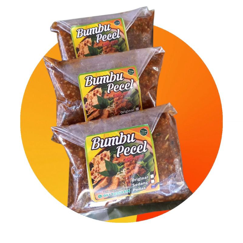 

paket mix rasa original sedang pedas sambel pecel madiun sambel pecel bumbu pecel daun jeruk bumbu pecel solo sambel pecelClacap