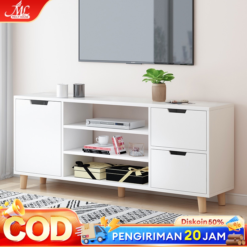 PAKET HEMAT TERMURAH 100% AMAN Meja TV Minimalis Rak TV Lemari TV Modern Buffet TV Aesthetic 2025