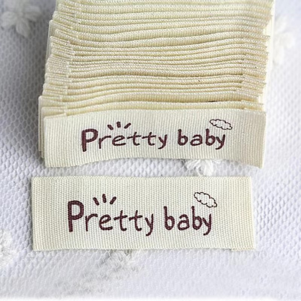 

Label katun pakaian hijab souvenir sablon murah