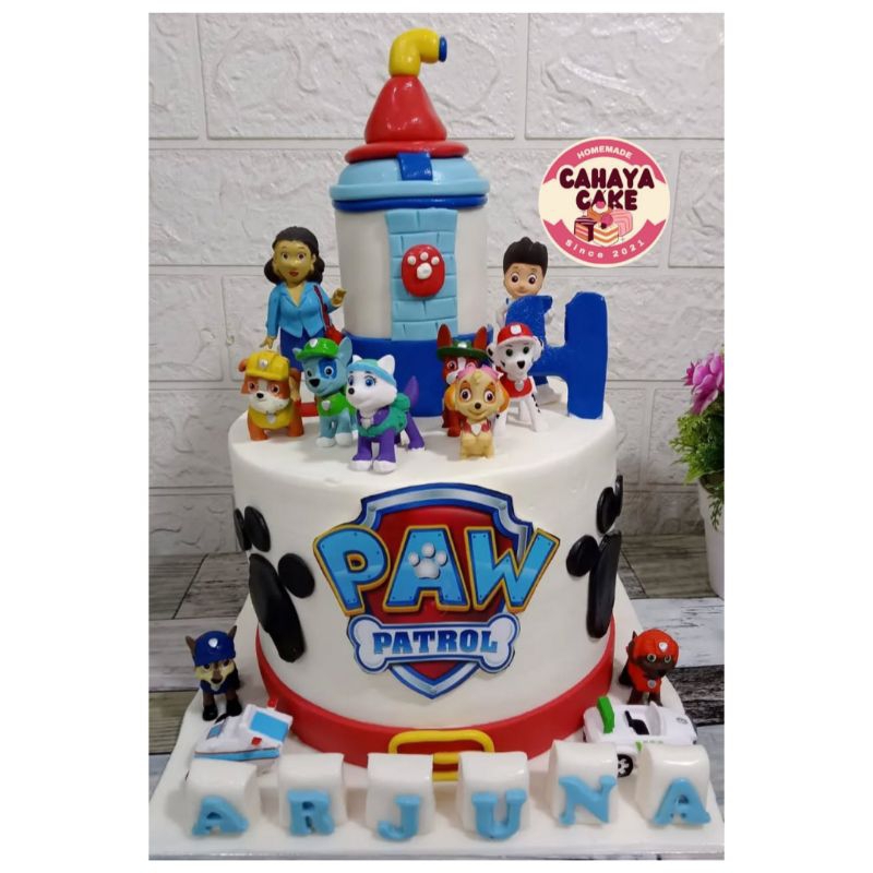 

Paw Patrol Cake / Kue Ulang Tahun Paw Patrol / Kue Ultah Custom Paw Patrol