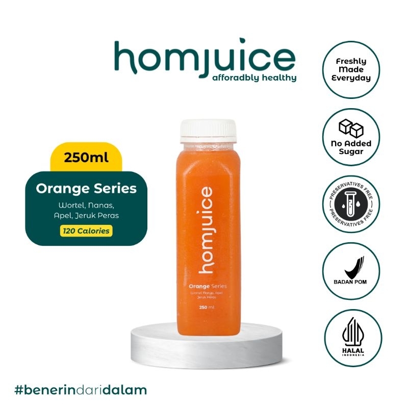 

Homjuice - Orange Series 500 ml (Cold-Pressed Juice/Jus/Detox)