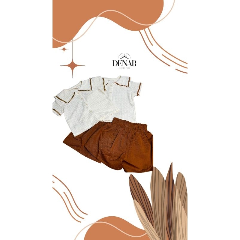 pakaian anak perempuan korean style 1 set summer nice / stelan anak perempuan 1 set summer nice / pa