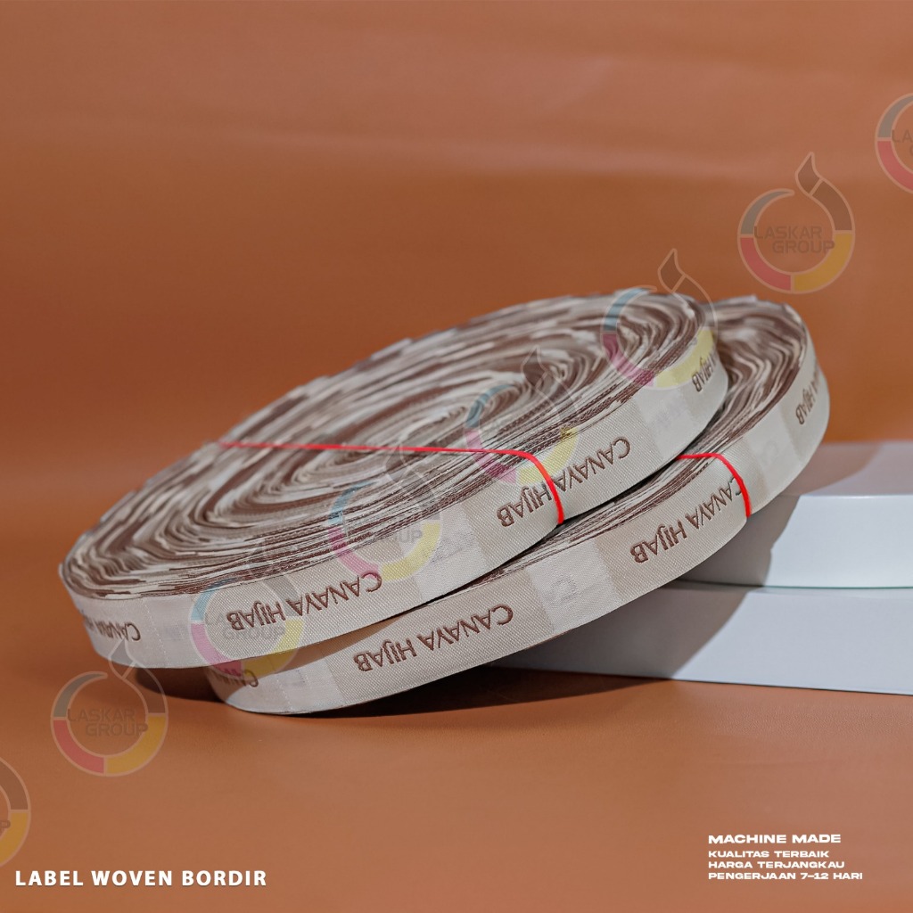 

free desain woven uk 1x5cm label woven woven damask woven bordir label pakian label baju dll