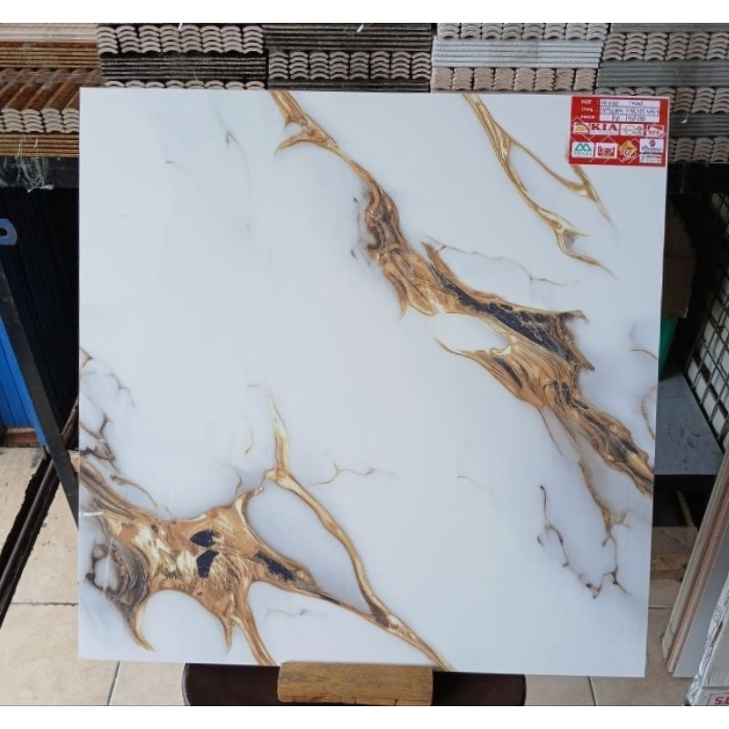 granit 60x60 putih gold