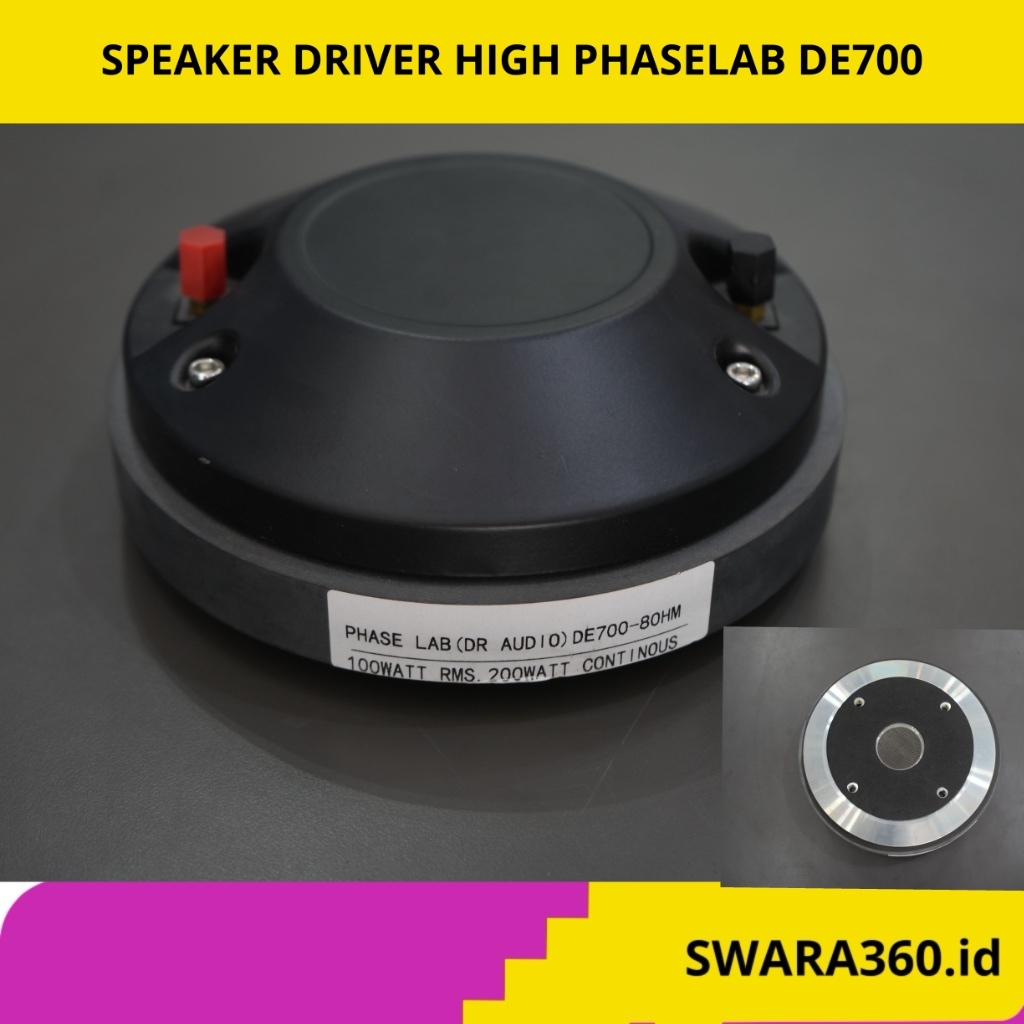 Speaker PHASE LAB D4550 DE 700 driver high phaselab 1.7 inch 3 inchi