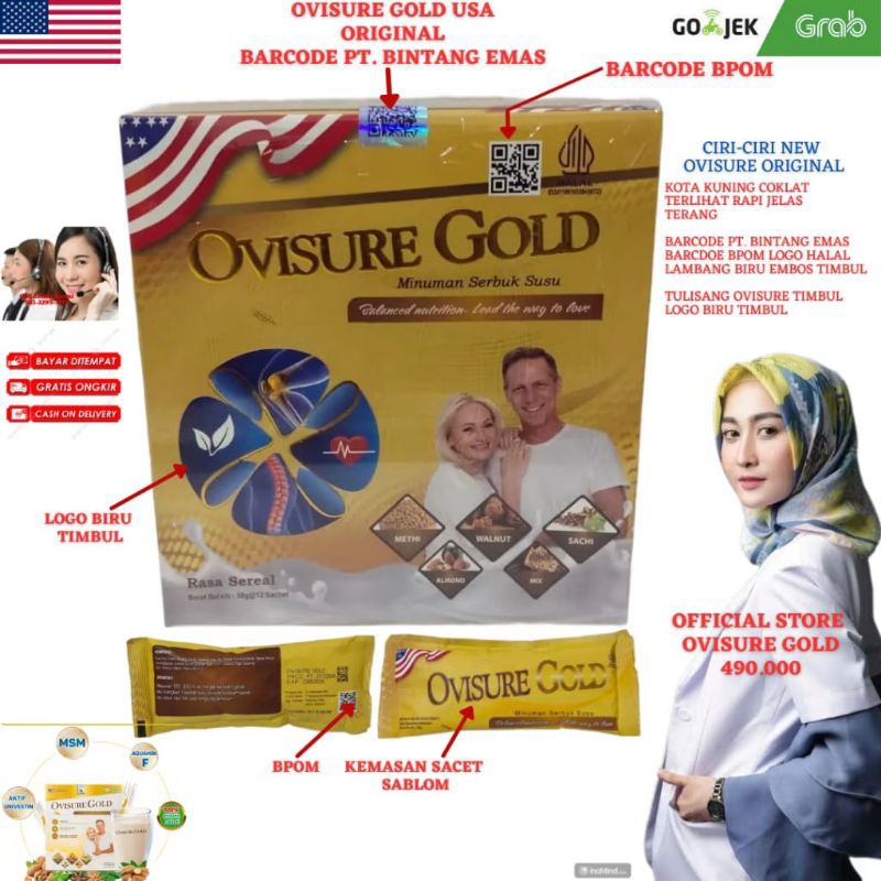 

OVISURE GOLD MILK SUSU OBAT TULANG DAN SENDI SEHAT