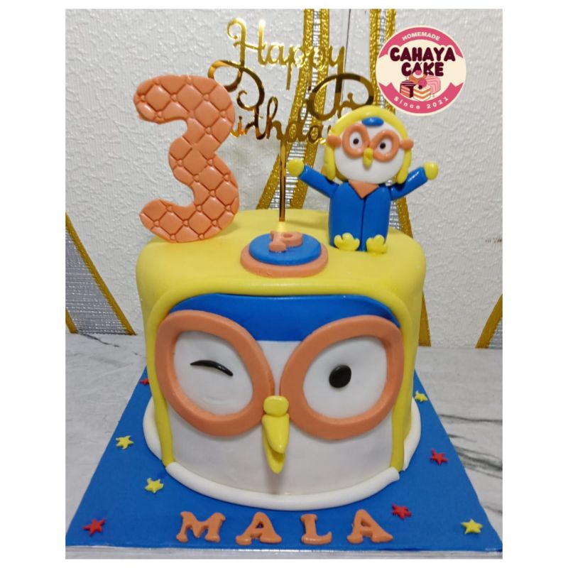 

Pororo Cake / Kue Ulang Tahun Pororo / Kue Ultah Karakter Pororo