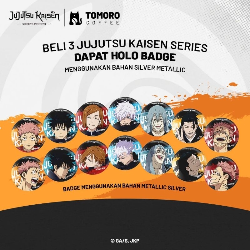 OFFICIAL MERCH TOMORO JUJUTSU KAISEN & BLUE LOCK - Yuuji, Mahito, Megumi Noodle Stopper, Rin Reo Kun