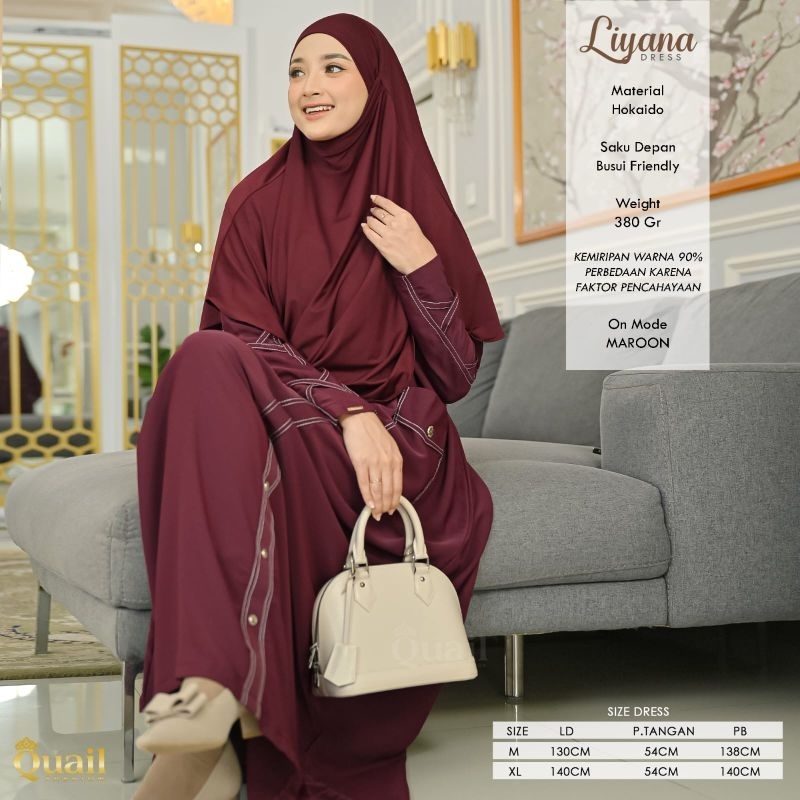 Gamis Liyana Dress by Quail Hijab