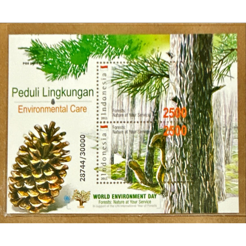 

(BB) PRANGKO INDONESIA 2011 SS PEDULI LINGKUNGAN . MNH.