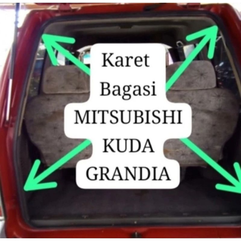 karet pintu bagasi belakang mobil mitsubishi kuda grandia
