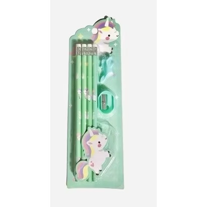 

Paket Alat Tulis Pensil Pencil Penghapus Sekolah Anak Set 2086