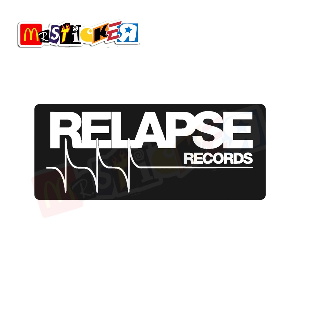 

sticker RELAPSE Records logo stiker hardcore punk crust dbeat grindcore Metal
