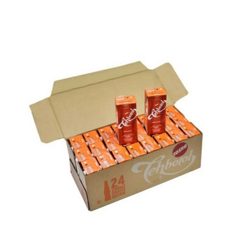 

Teh Botol Sosro Kotak Original 200ml [1 Dus/24 Pcs]