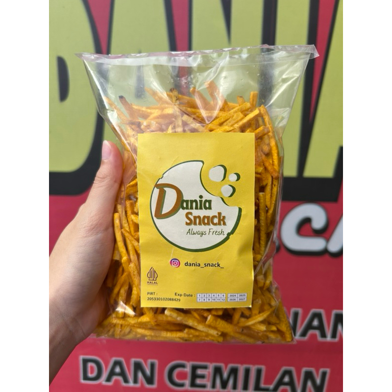 

SNACK STIK TALAS RENYAH 250 GR - CEMILAN GURIH RENYAH [DANIA SNACK]
